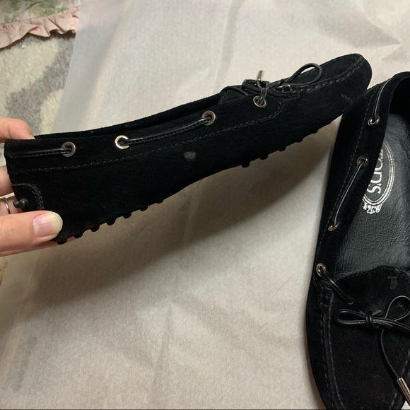 Tod's GOMMINO DRIVING SHOES black suede 38 - Picture 4 of 8